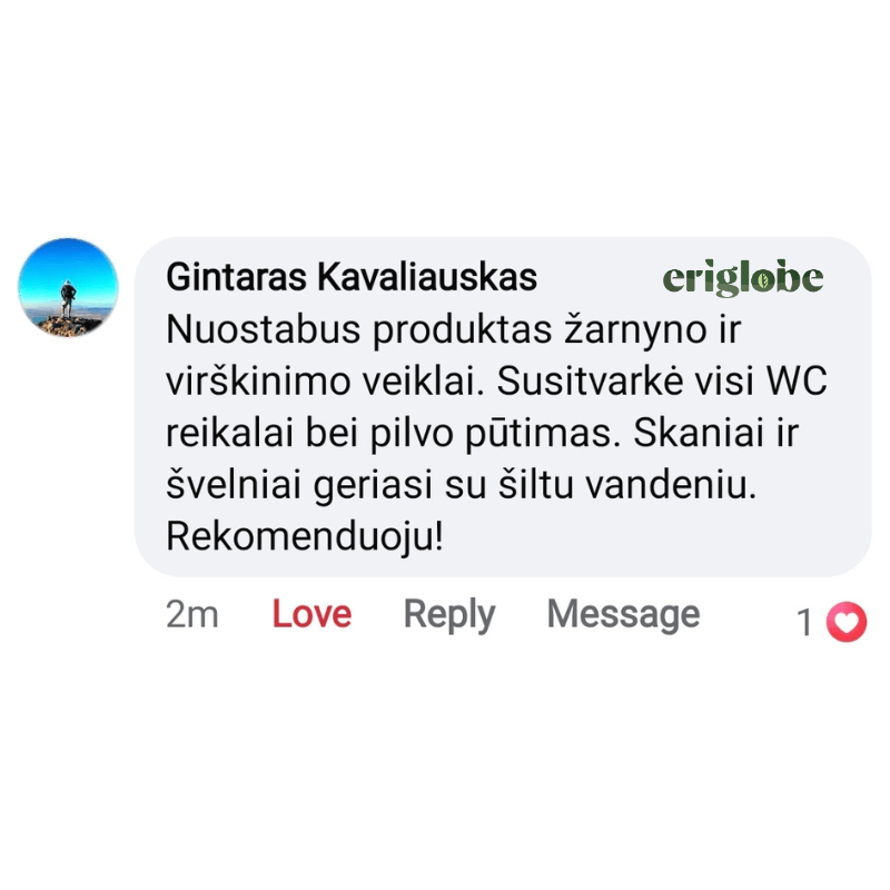 Gintaro Kavaliausko atsiliepimas apie eriglobe SKAIDULAS