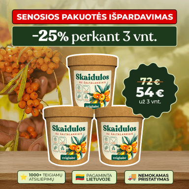 AKCIJA: 3vnt Eriglobe Skaidulos su šaltalankiais (IŠPARDAVIMAS)